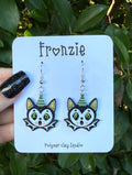 Vintage Bat Dangle Earrings