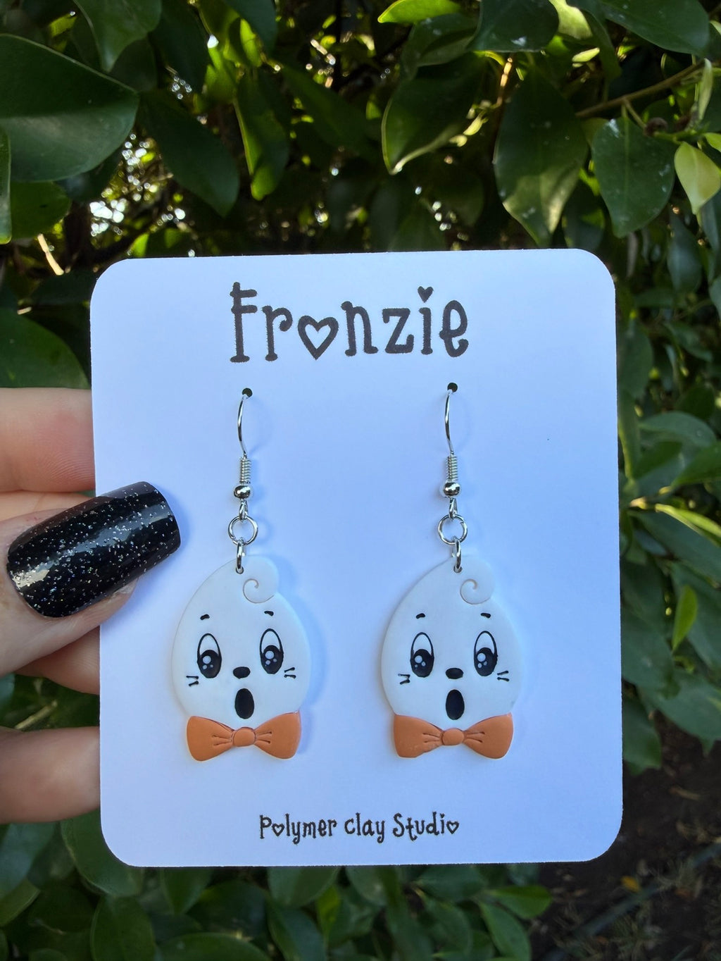 Vintage Ghost Dangle Earring