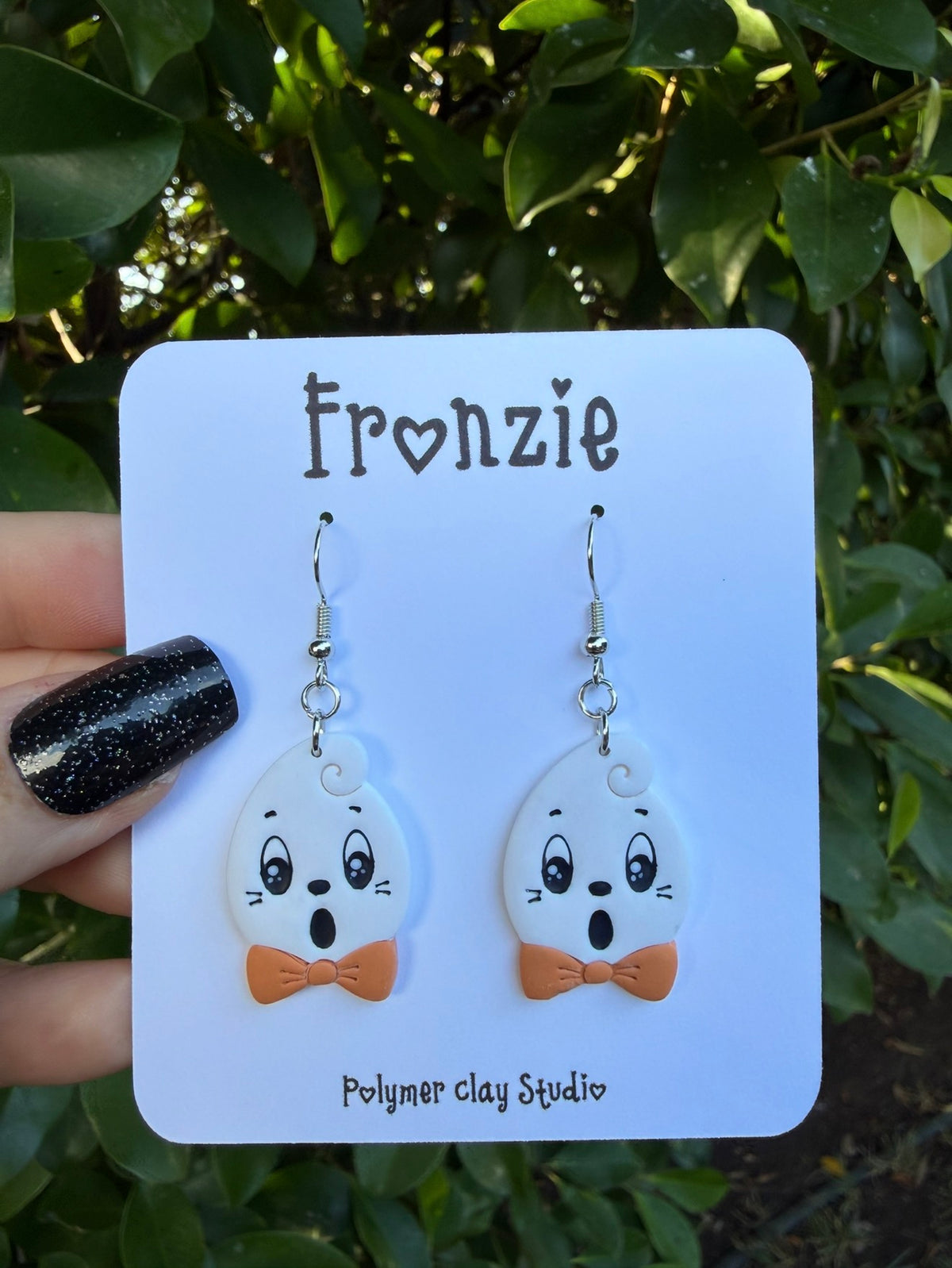Vintage Ghost Dangle Earring