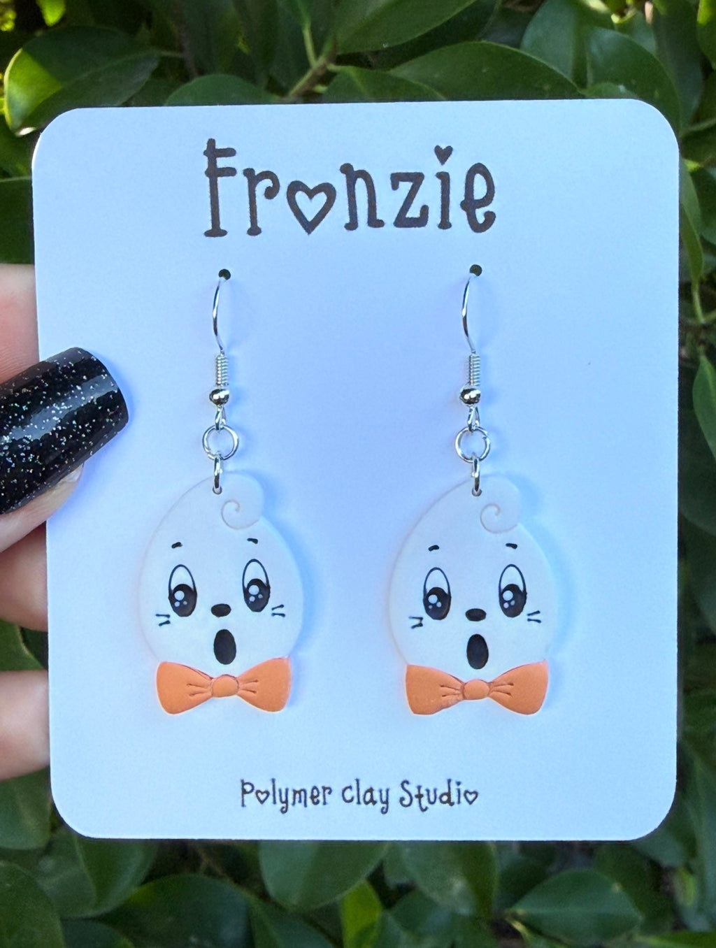 Vintage Ghost Dangle Earring