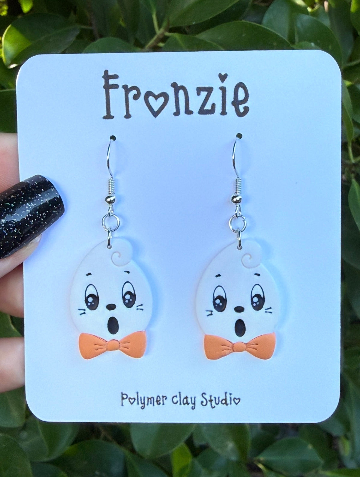Vintage Ghost Dangle Earring