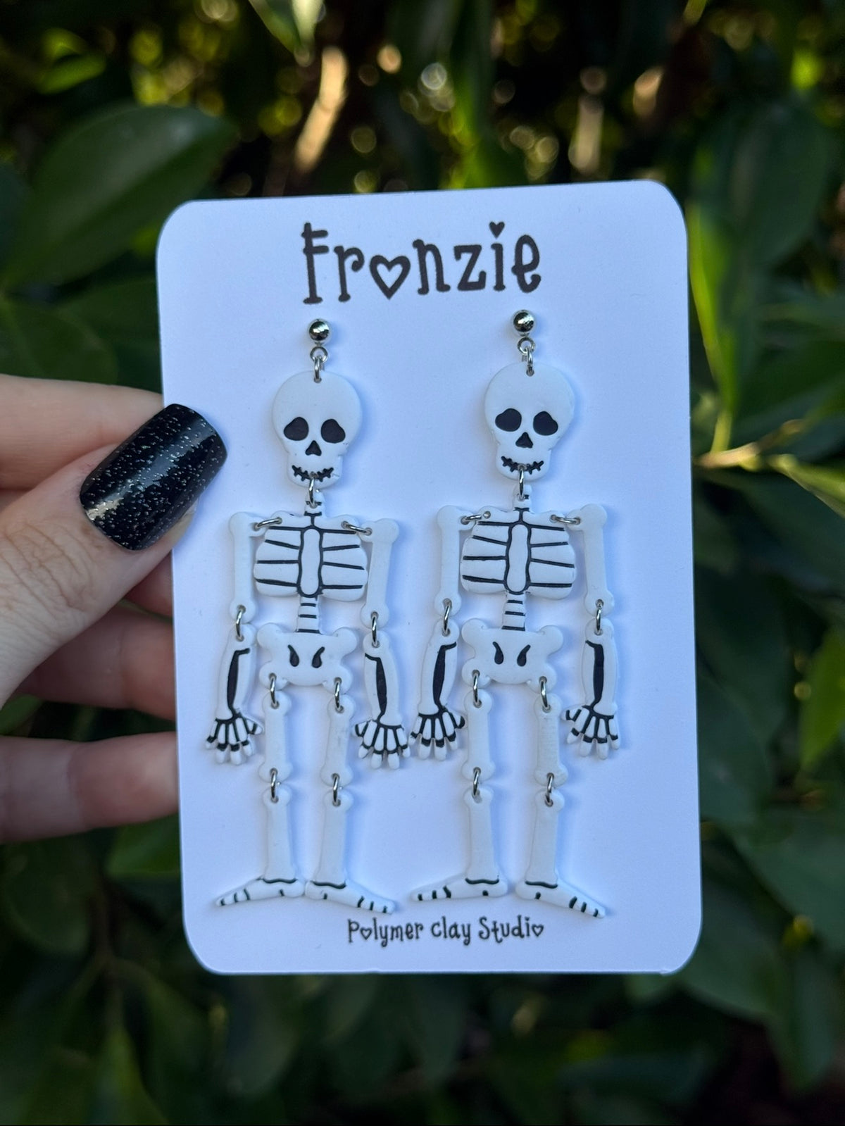 Skeleton Dangle Earring