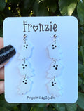 Three Little Ghosts Dangle Earring