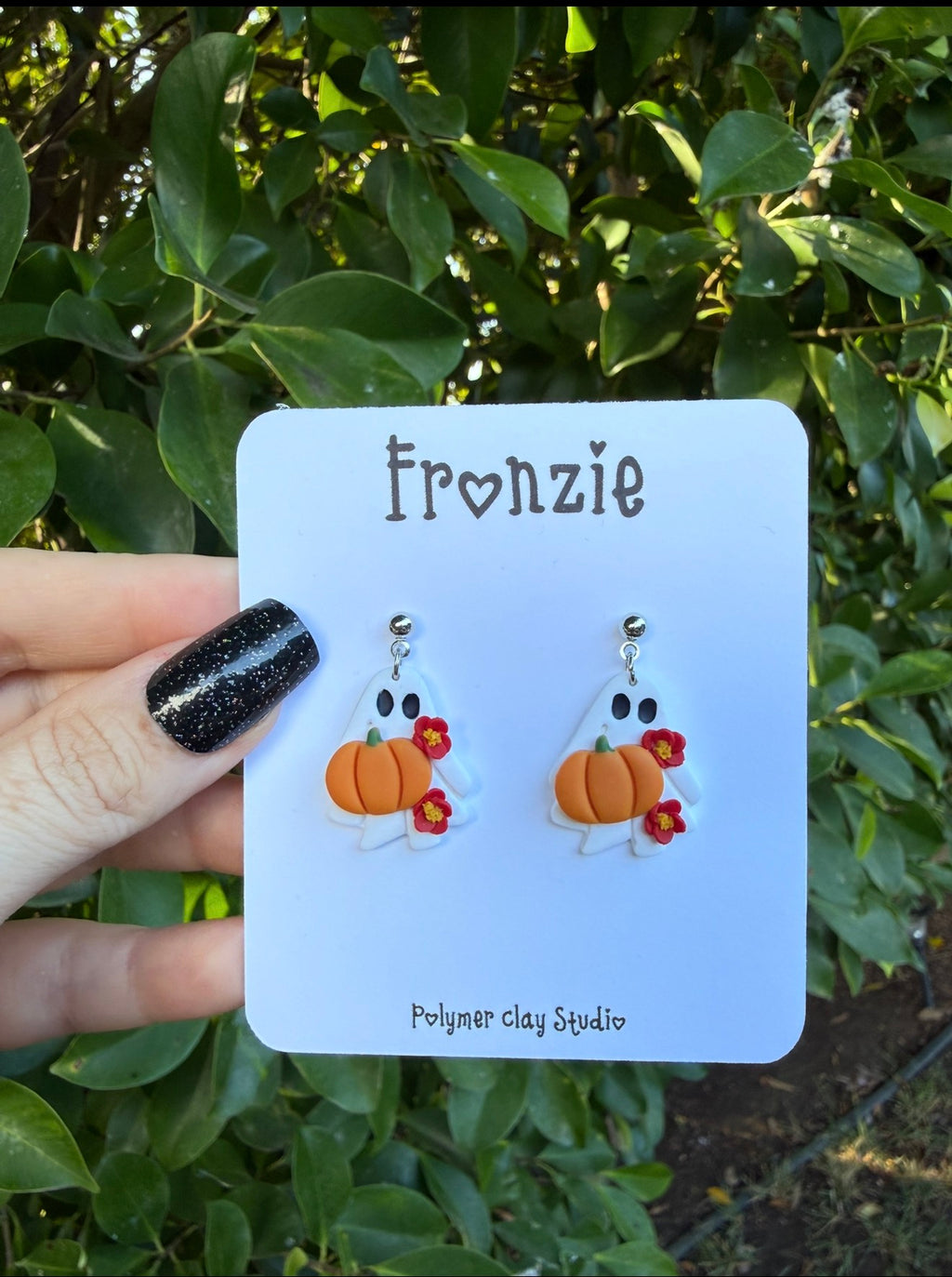 Cutie Patootie Ghost Dangle Earrings