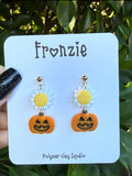 Jack O' Lantern Dangle Earrings